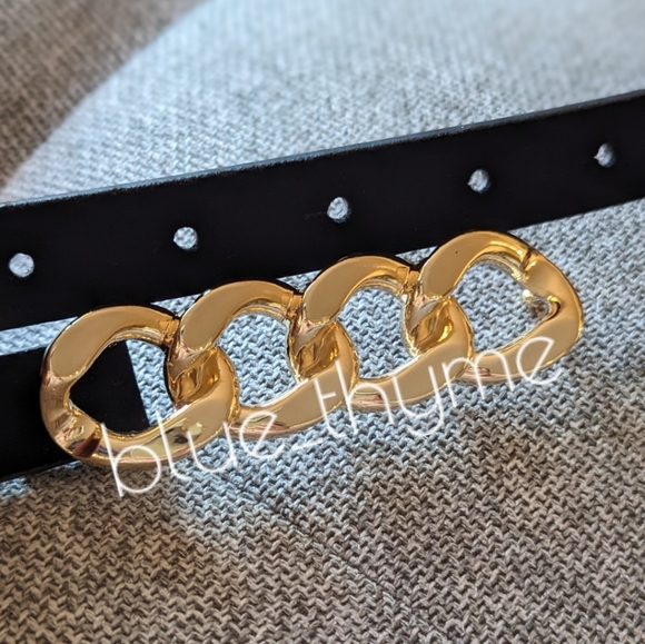Zara VELVET Chain Link Belt - Picture 3 of 7